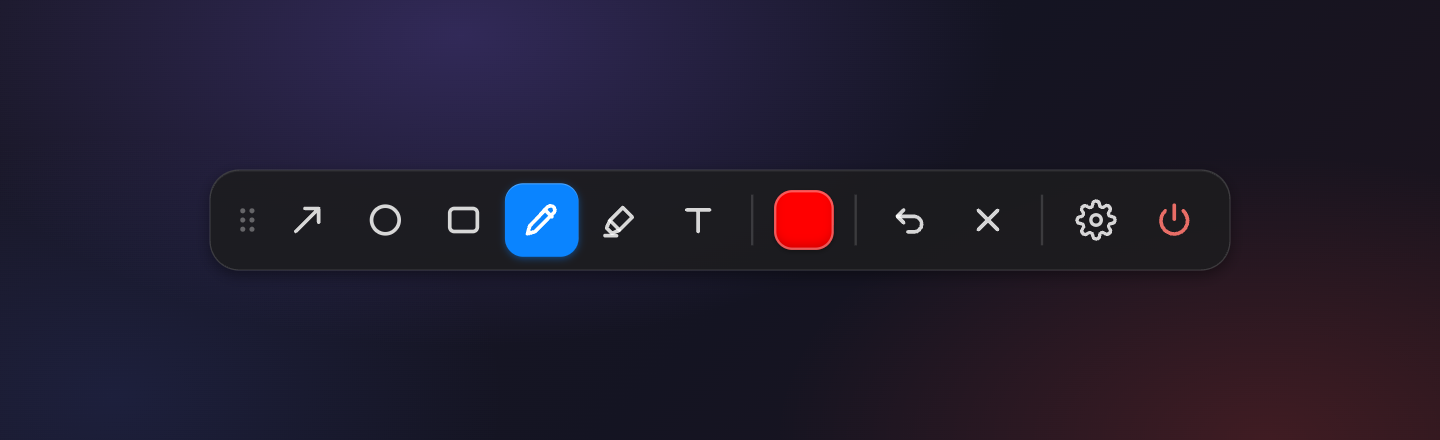 Annotatr floating toolbar strip