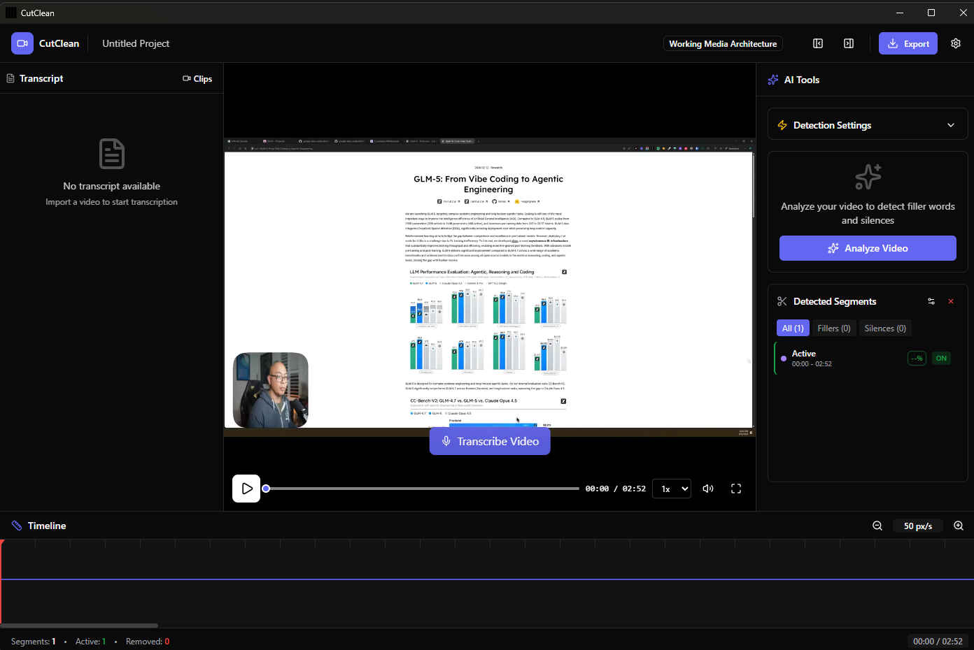 Video loaded with player